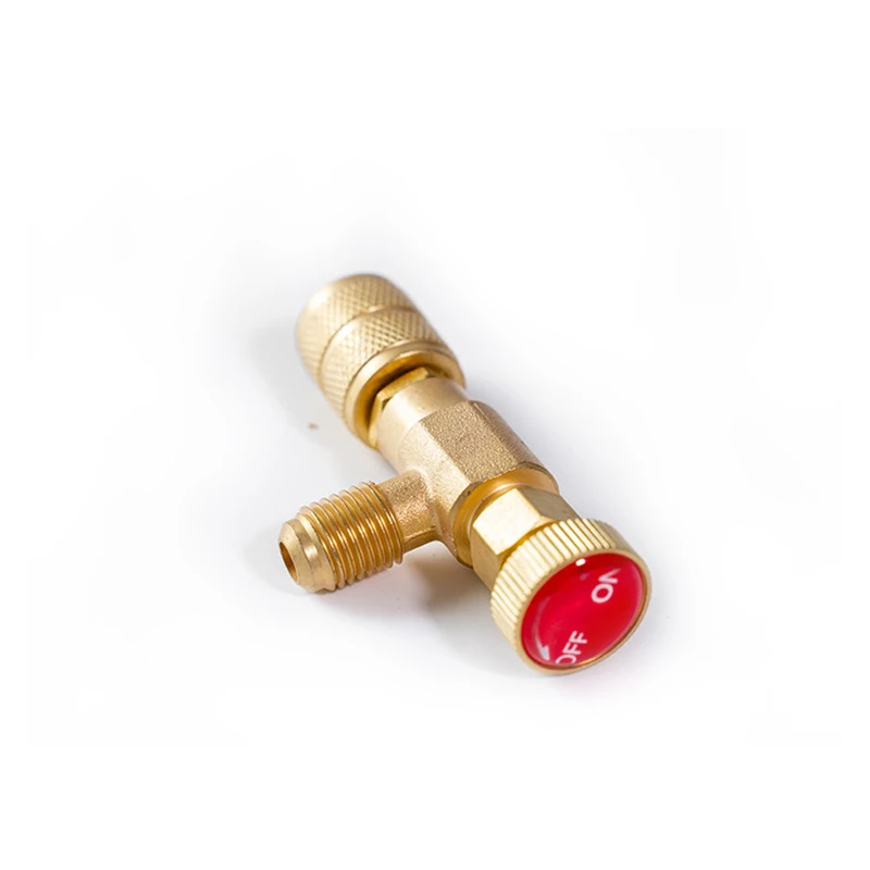 Refrigeration Charging Air Conditioning Adapter For R22/R410A 1/4 Safety Valve Hose Adaptor New | Инструменты
