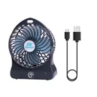 Без аккумулятора 18650, портативный Семейный настольный вентилятор, беззвучный для ПК, ноутбука, портативного зарядного устройства USB
