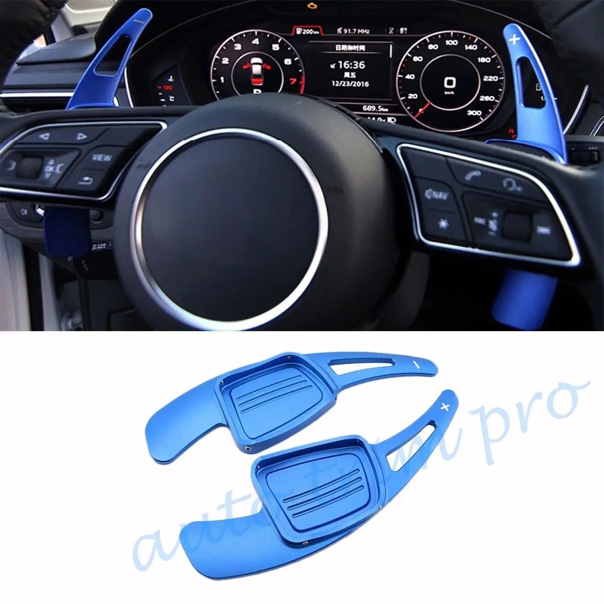 

Alloy DSG Shift Paddle Shifter Steering Wheel Fit For Audi A3 A4L A5 S3 S4 Q2 Q5 Q7 TT TTS Accessories