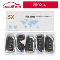 5pcslot universal zb02 4 kd smart key remote for kd x2 car key remote replacement fit more than 2000 models