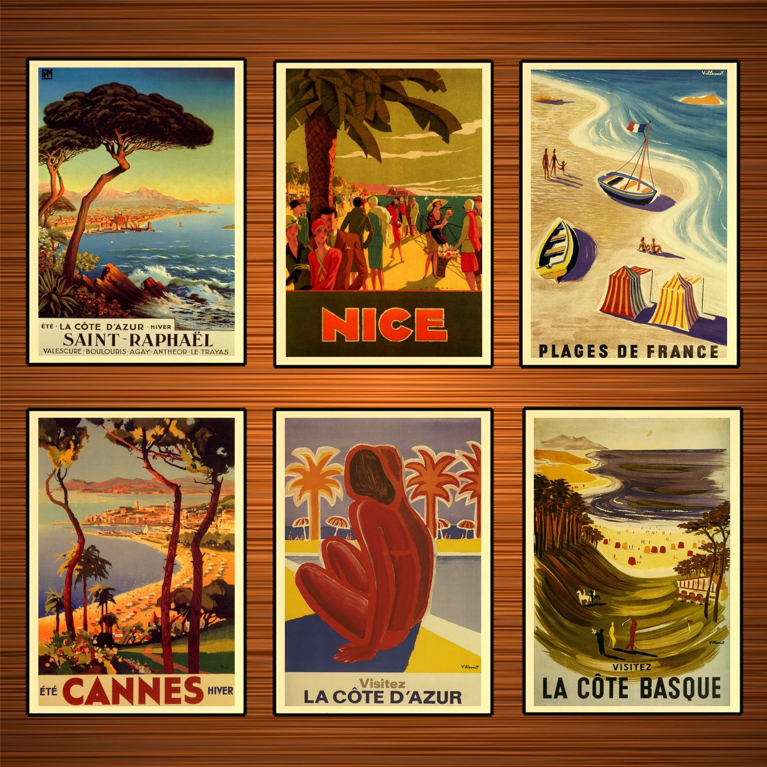 Винтажный постер для пляжа серфинга и путешествий классические картины на