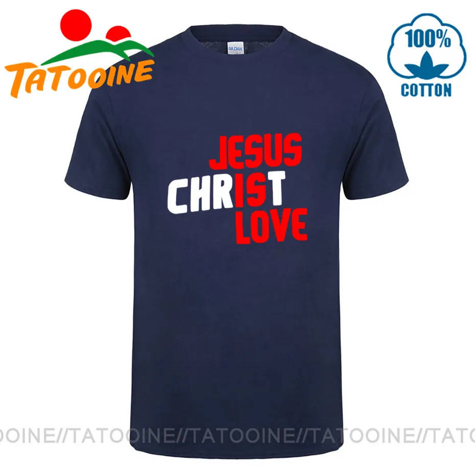 Tatooine Jesus Christ Love T shirt men Funny Jesue is T-shirt Christian Tee Real Prayer tshirt Leisure Clothing | Мужская одежда