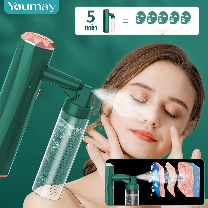 

Nano Face Steamer Spa USB Nebulizer Face Moisturizer Humidifier Oxygen Injection Instrument Skin Care Women Facial Sprayer