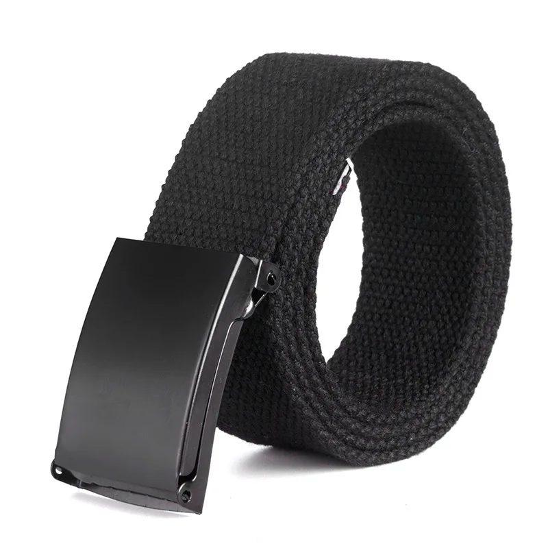 

2021 Men Belt Fashion Unisex Army Tactical Waist Belt Jeans Male Casual Luxury Canvas Webbing Waistband