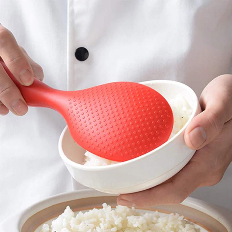 

1/2 шт., силиконовые ложки для риса, с антипригарным покрытием