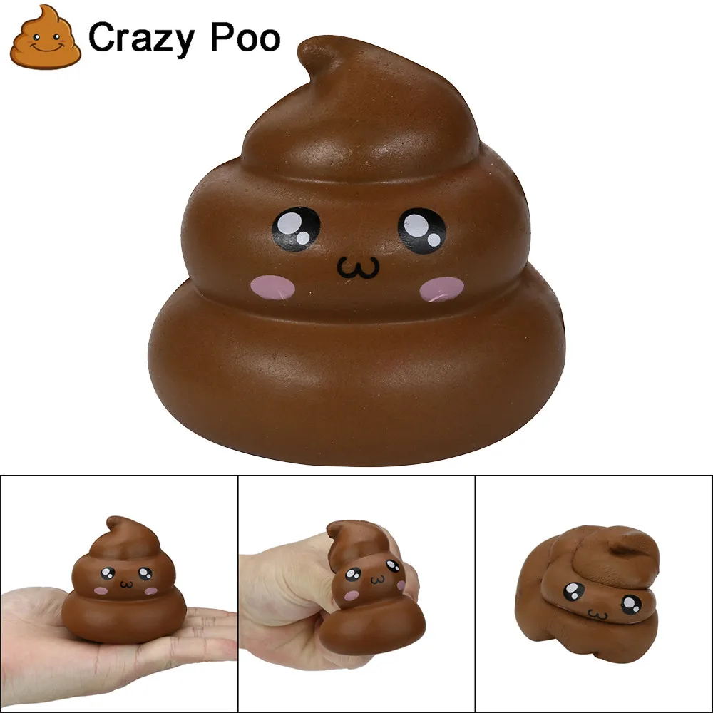 Игрушки для детей мягкое изысканное удовольствие сумасшедшая Poo Ароматизированная подвеска медленно поднимающаяся игрушка для снятия стресса
