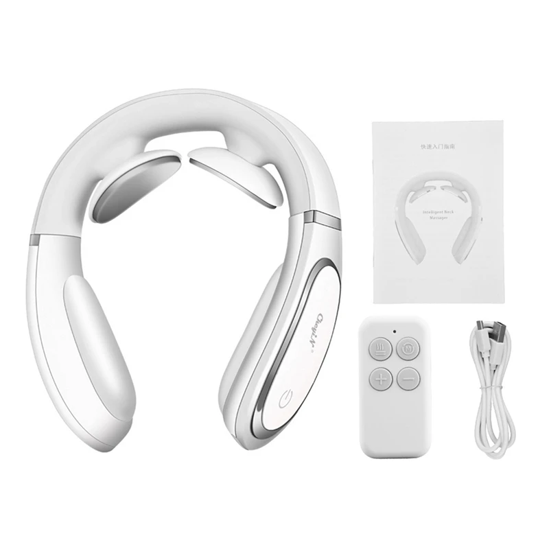 Горячий сжимающий Электрический массажер для шеи беспроводной плеч глубокий