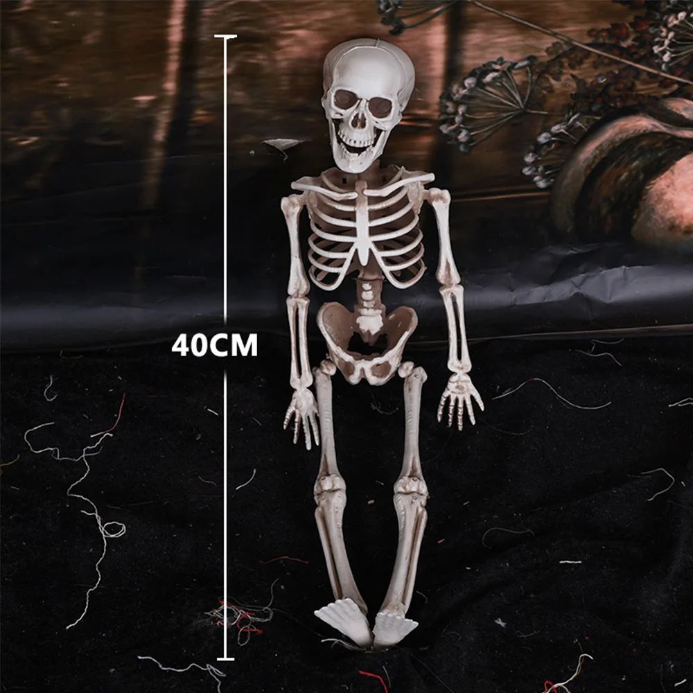 

Halloween Accessories Scary Human Skeleton Halloween Decoration Party Prop Medical Learning Horror Props