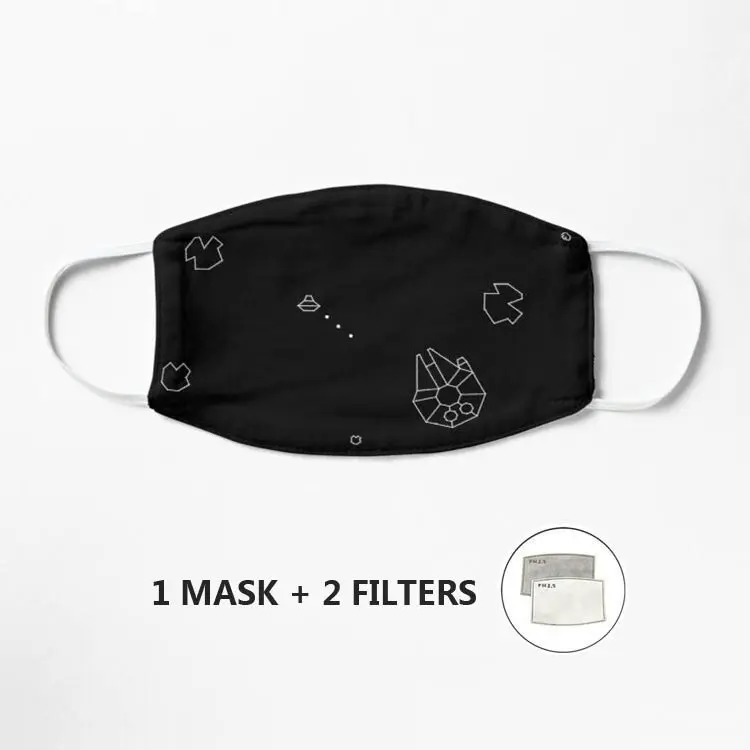 

Маска астероидная многоразовая с фильтром и активированным углем