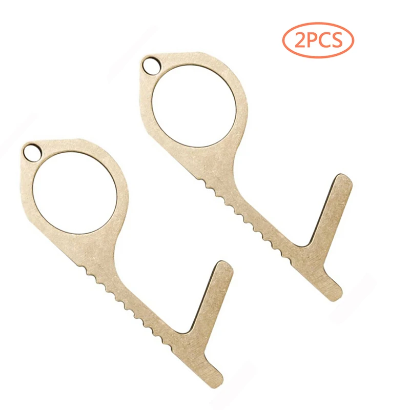 4/2/1 шт Портативные дверные ручки Бесконтактный безопасный открывалка для двери