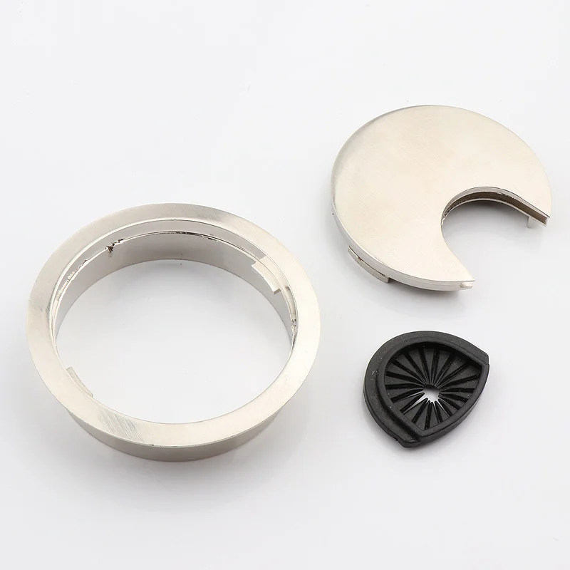 2 шт. проволока из цинкового сплава Крышка отверстия Компьютерный стол кабель