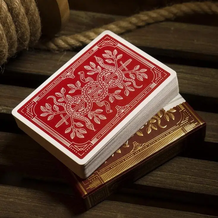 3 цвета 1 колода T11 Monarch игральные карты red Edition Deck от Theory11 магические трюки реквизит