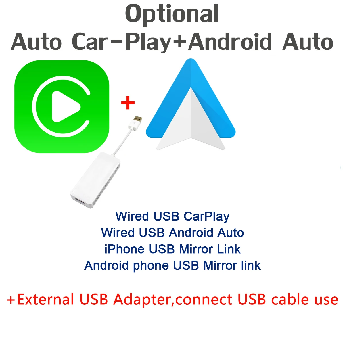 CarPlay-Android Auto Ownice K1 K2 K3 K5 K6 дополнительная стоимость для CarPlay DAB DTV OBD ADAS TPMS Android DVD продается только с автомобильным dvd вместе - Название цвета: CarPlay-Android Auto
