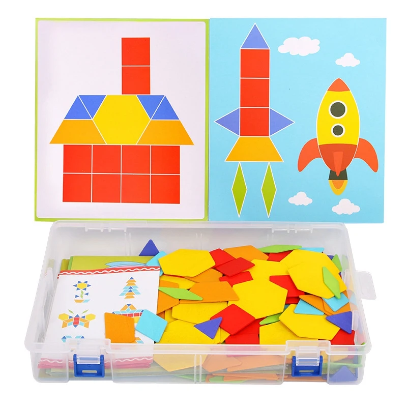 

Jigsaw Puzzle For Children Kids Tangram Wooden Jigsaw Puzzle Wood Montessori Educational Toys For Children Learning Toys