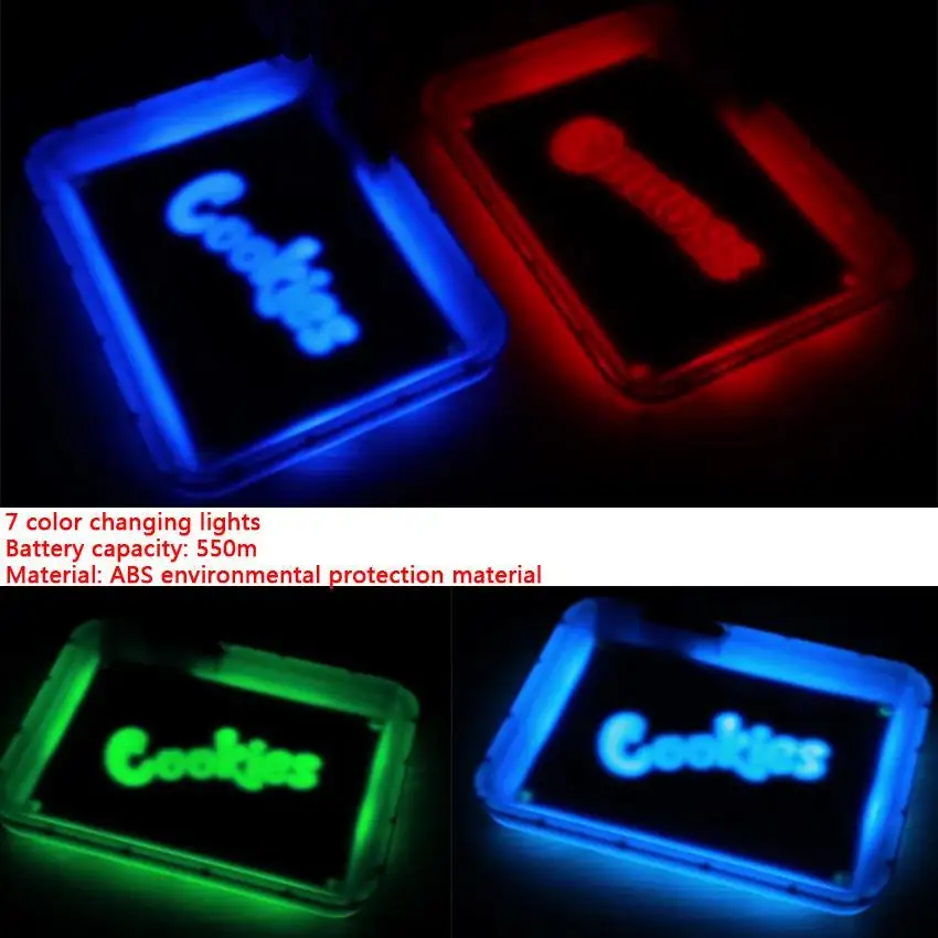 Поднос для сигарет подсвеченное печенье светящиеся подносы квадратные