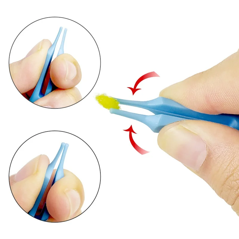 

ZZ-Newborn Baby Safety Nose Cleaner Booger Clip Baby Tweezers Flu Protections