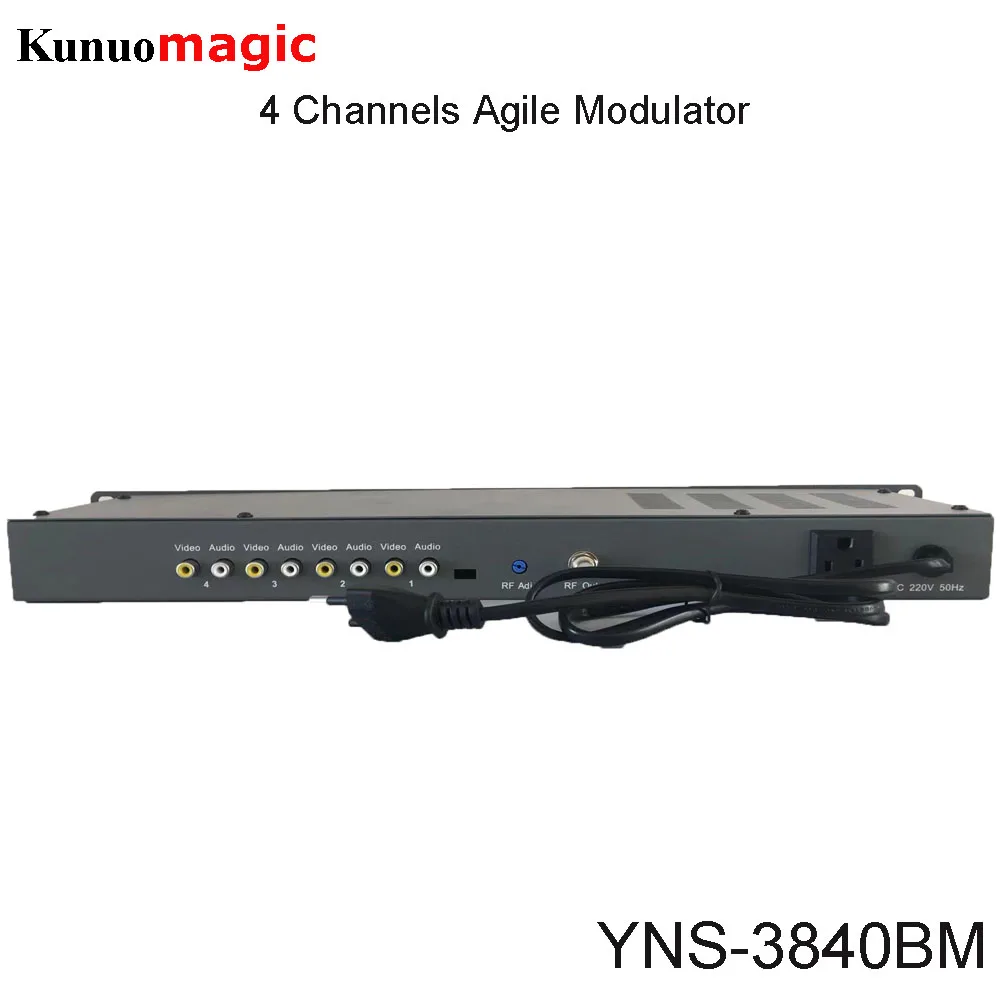 

Agile Channel CATV Modulator Av to Analog TV Match Set Top Box Output RF Signal for Hotel School Dormitory