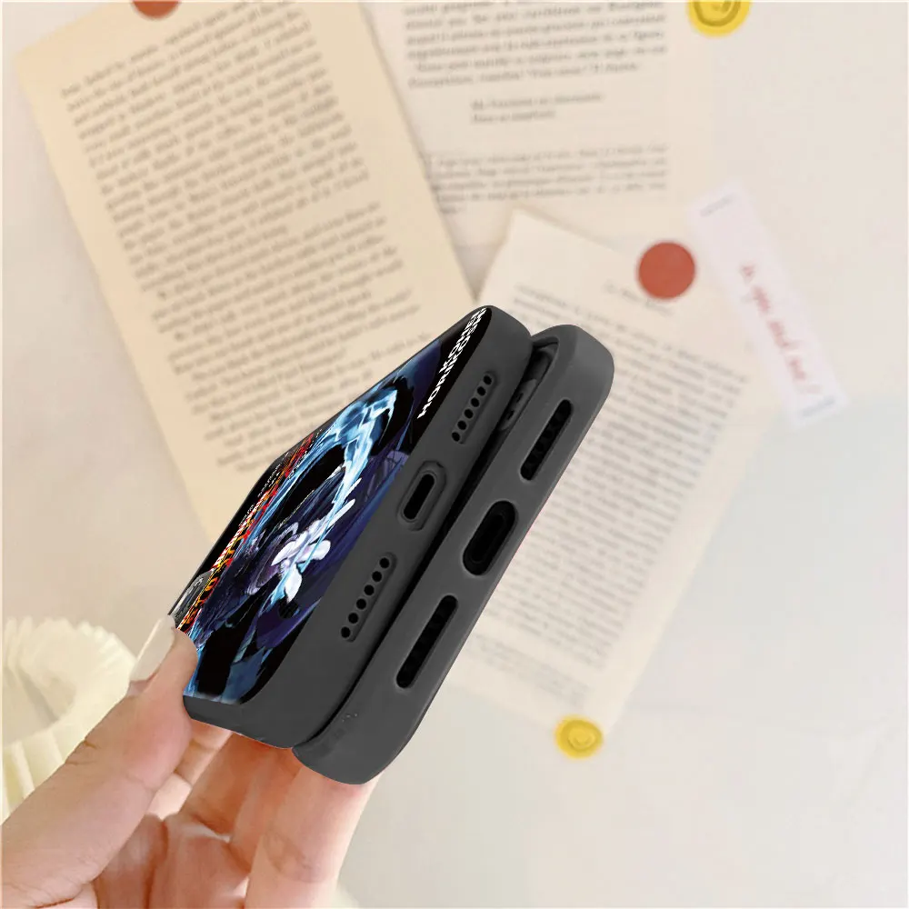 

My Hero Academia Silicone Case for Apple iPhone 7 8 11 Pro XS Max X 6 Plus 6S 12 Mini XR Black Phone Coque Cover Anime Shell