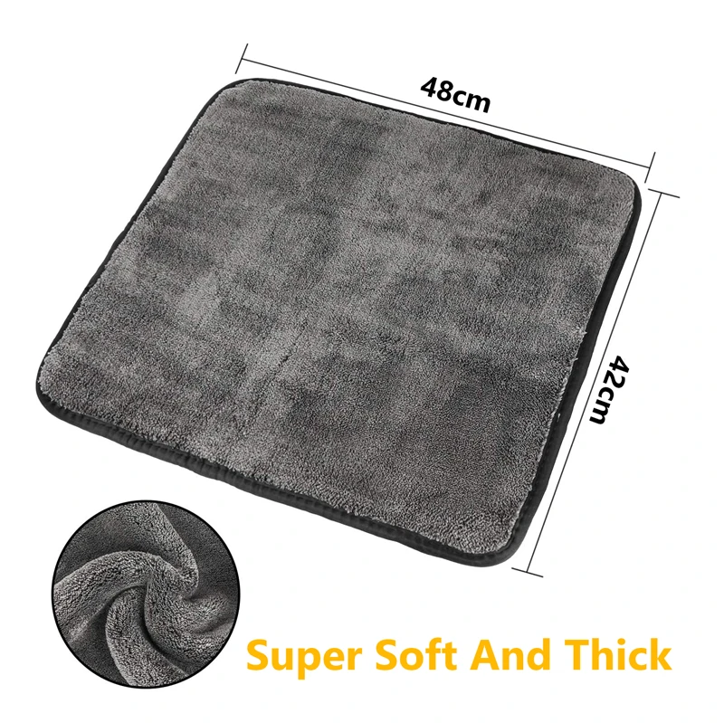 

Karcle Car Detailing Microfiber Towel Car Wash 1000GSM Car Cleaning Drying Cloth Thick Auto Washing Cloth Kitchen Car Care Cloth