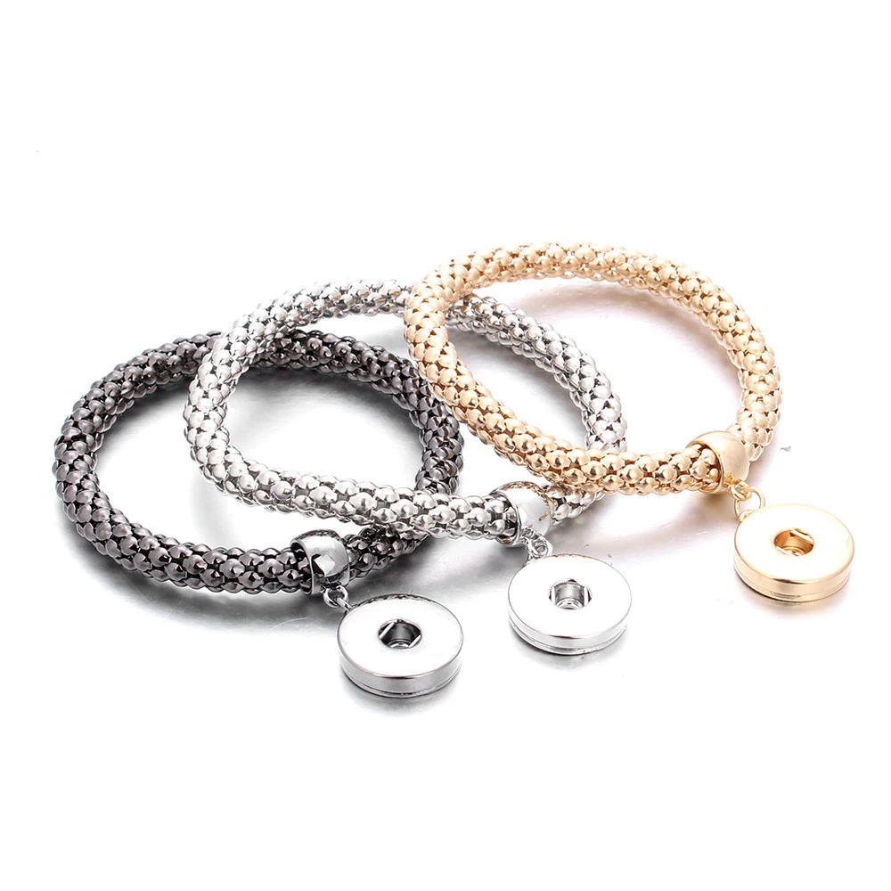 Браслет золотистый и серебристый для женщин