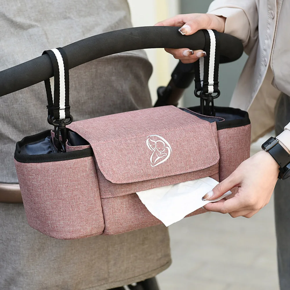 

Diaper Bag Baby Stroller Bag Organizer Bag Nappy Mummy Bag Cart Basket Hook Stroller Accessories Wet Bag for Diapers Baby Bag