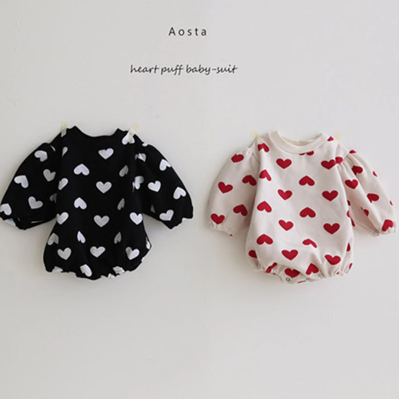 

Боди для малышей в Корейском стиле; милая детская одежда; милый комбинезон для маленьких девочек; Свободный комбинезон с длинными рукавами; ...