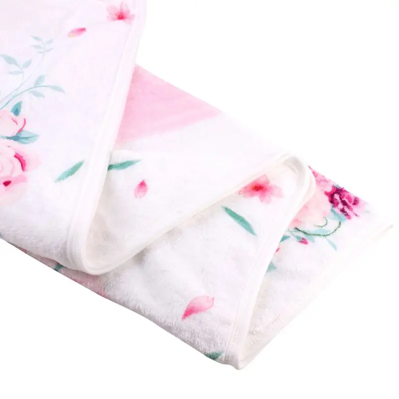 

Baby Monthly Milestone Blanket Newborn Photography Props Flannel Shower Towel
