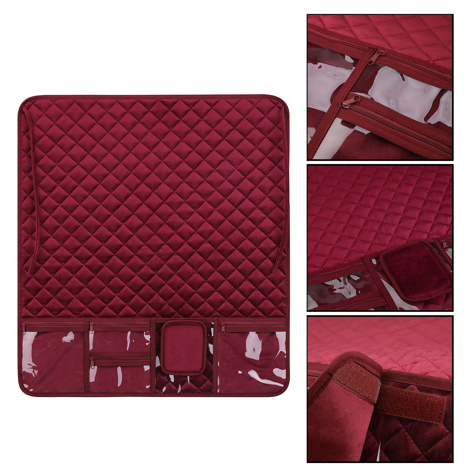 

Sewing Machine Pad for Table with Pockets, Waterproof Machine Mat Organizer for Sewing Machine Accessories, Sewing Machine Mat