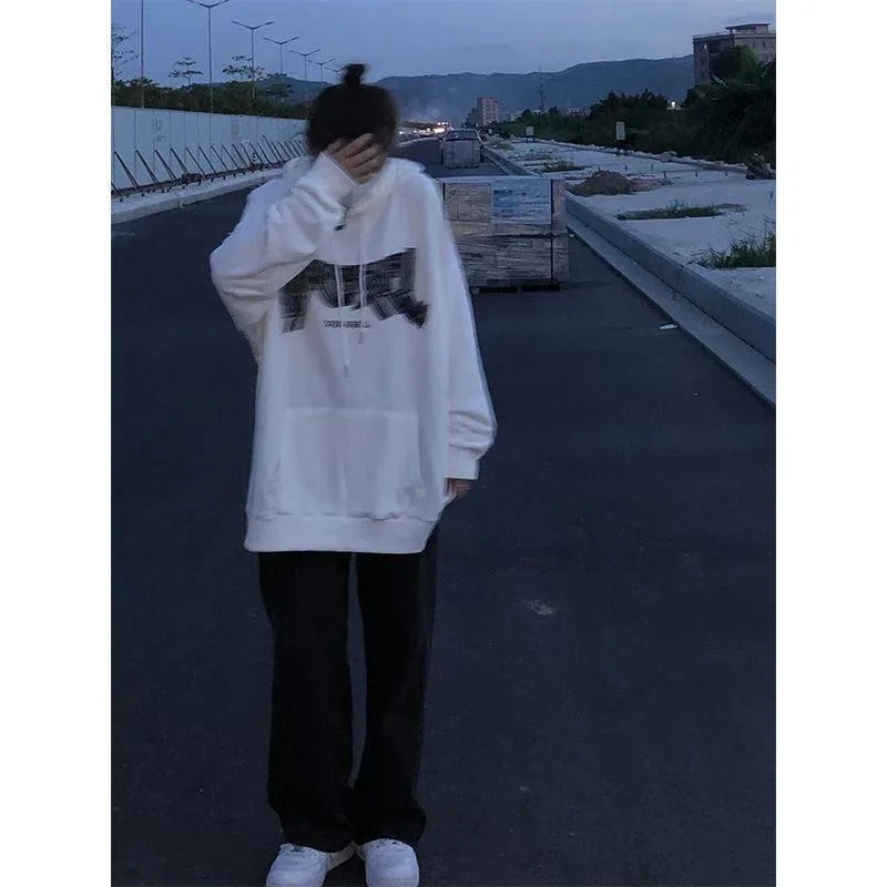 

2021 уличная мода в японском и корейском стиле с флисовой подкладкой