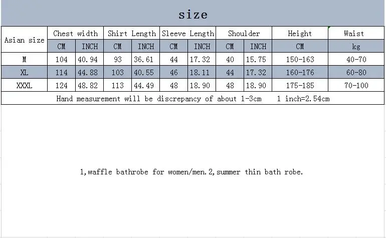 Waffle Transparent Bathrobe Men Summer Thin Robe Shower Women Plaid Dressing Gown Knee Length Breathable Nightgown Home Cloth