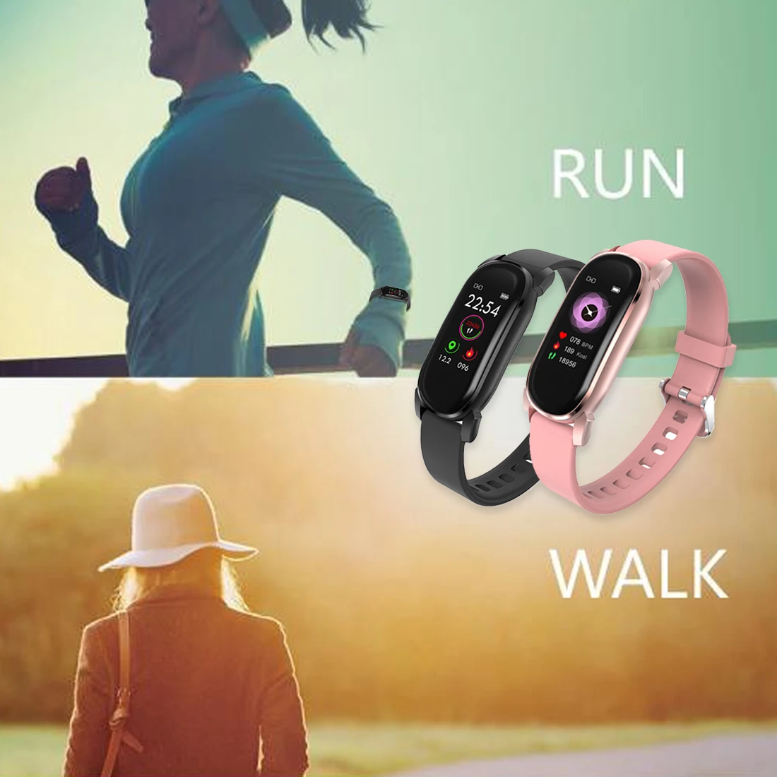 

2021 Smart Watch Women Men's Heart Rate Blood Pressure Fitness Tracker Sports Smartwatch Watch Whatsapp for IOS Android Smart