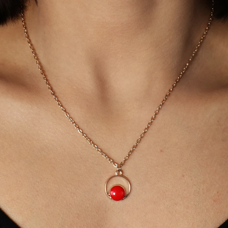 Низкая цена одна цепочка ювелирные изделия полые геометрические узоры Круглые