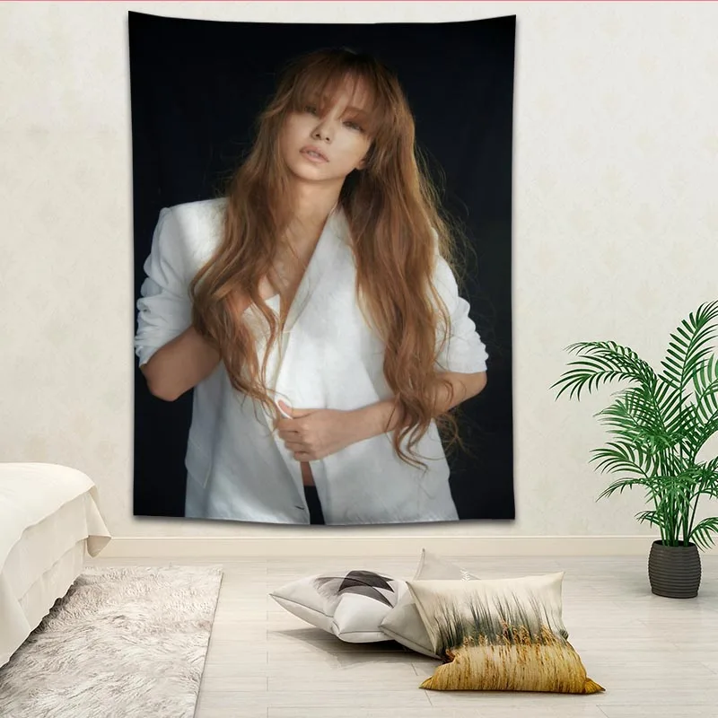 Namie Amuro Настенный декор гобелен макет комнаты живопись фон украшение стены постельное белье гобелены логотип на заказ - Цвет: 5