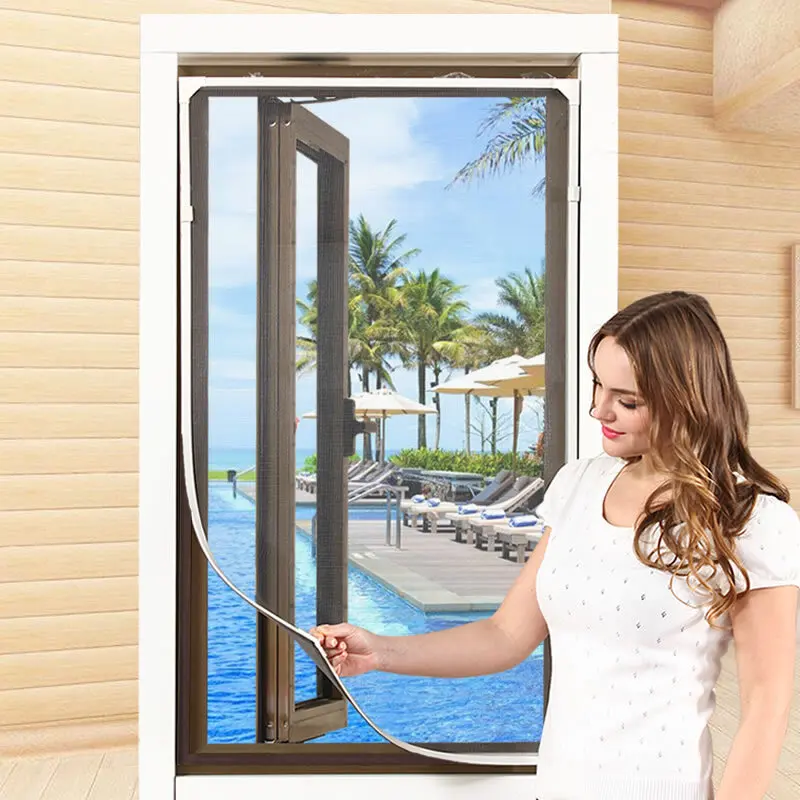 

Customize Screen Kit Insect Screen Window Tulle Magnetic Stealth Customize DIY Summer Mesh Anti Insect Fly Mosquito Curtain