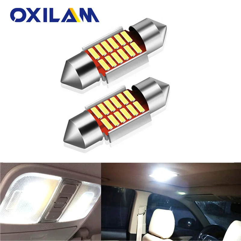 2шт 31 мм DE3175 Led Festoon Canbus лампа автомобильный интерьерный светильник лампа для багажника Купол Карта Лампа светильник для MAZDA 2 3 5 6 2015 2014 2013 2012