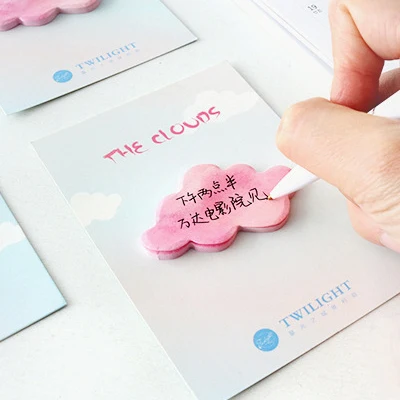 

New Rainbow Cloud Series Post-it DIY Scrapbooking Photo Album Diary Happy Plan Post-it Students Office Supplies Stationery Gifts