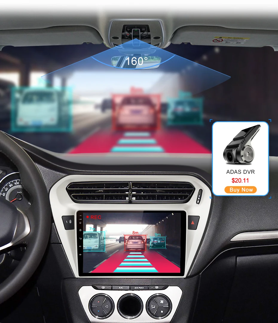 Junsun V1 2G+ 32G Android 9,0 для peugeot 301 Citroen Elysee- автомобильный Радио Мультимедиа Видео плеер навигация gps 2 din dvd
