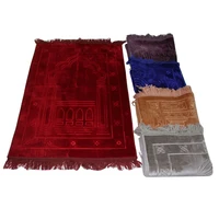 80x120cm islam prayer mat muslim prayer mat portable foldable arabic sejadah rug carpet random pattern
