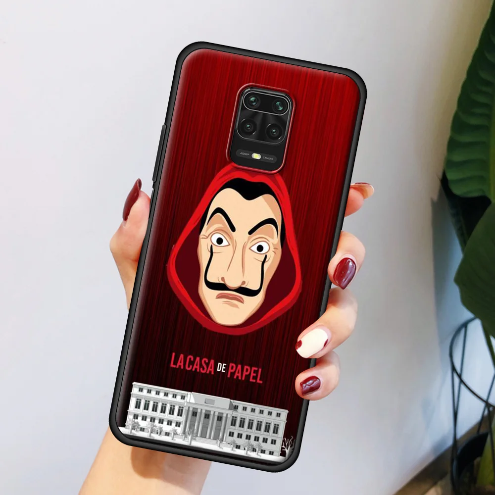 

La Casa De Papel The Paper House Phone Accessories Cover for Redimi Note 9 9S 8 8T 7 Pro 9A 9C K40 Note 10 Plus MAX Case Shell