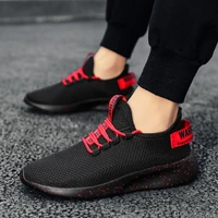 mens mesh sneakers black non leather casual shoes summer fashion running sports men shoe trainers sneaker male 2021 vulcanized