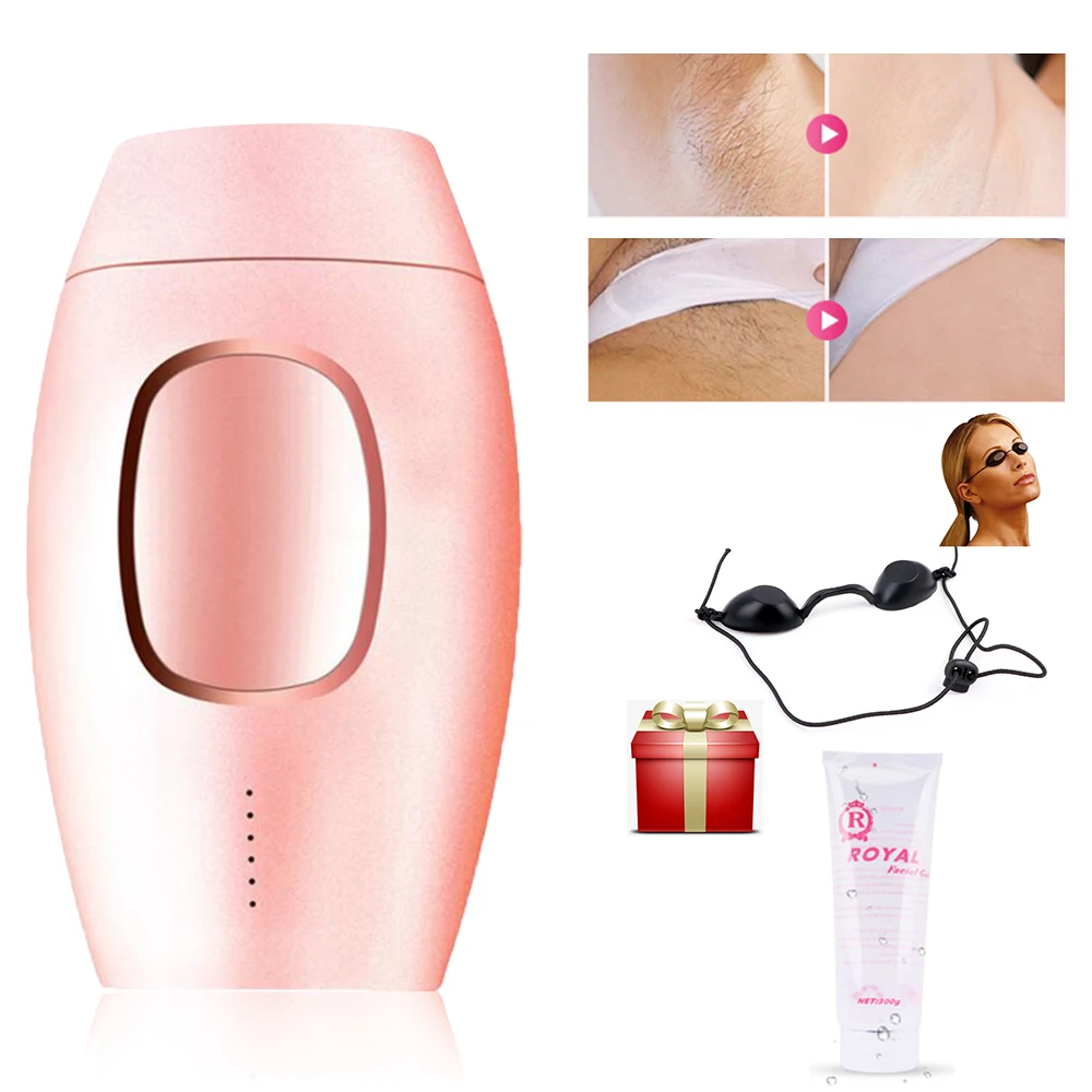 

600000 IPL Flash Permanent Epilator Laser Hair Removal Machine With 300g IPL Gel Bikini Electric Photo Women Painless Epilator