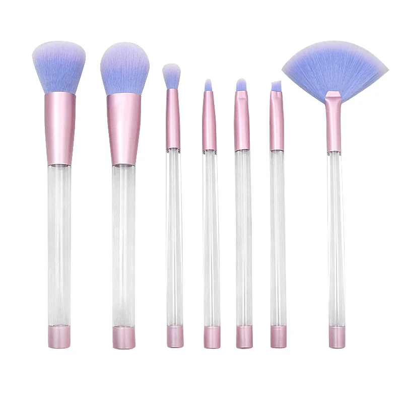 

7pcs Diy Empty Handle Unicorn Make Up Brushes Set pen