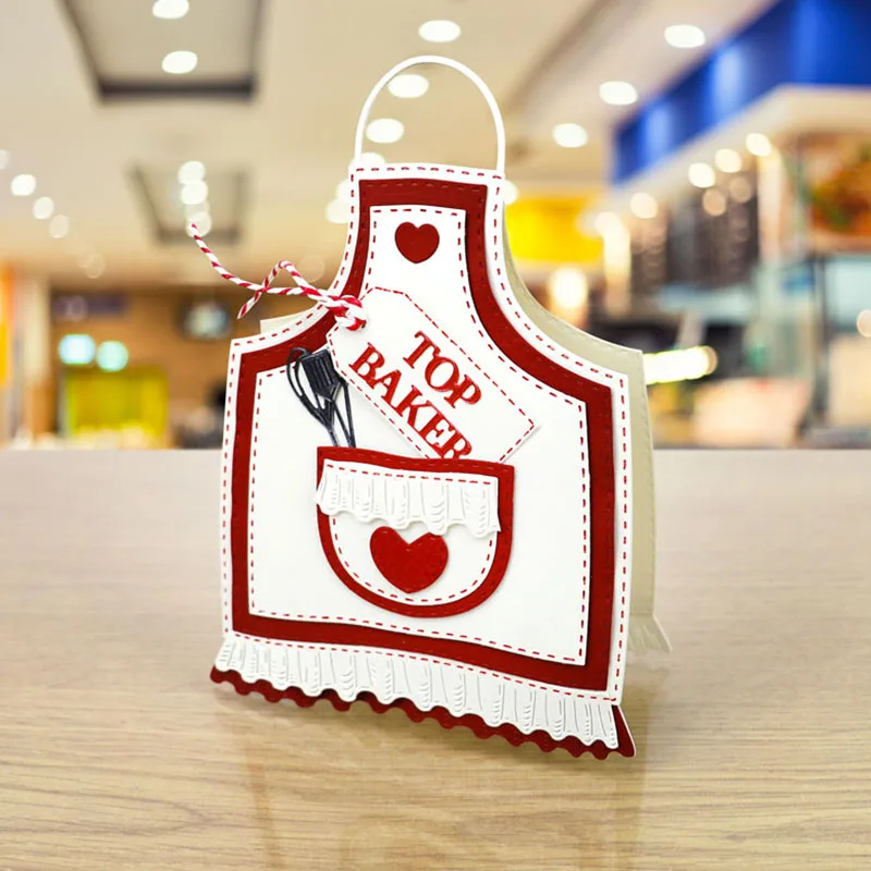 Слова Best Top Chef Baker Hat Металлические штампы Трафарет DIY Скрапбукинг Декоративные