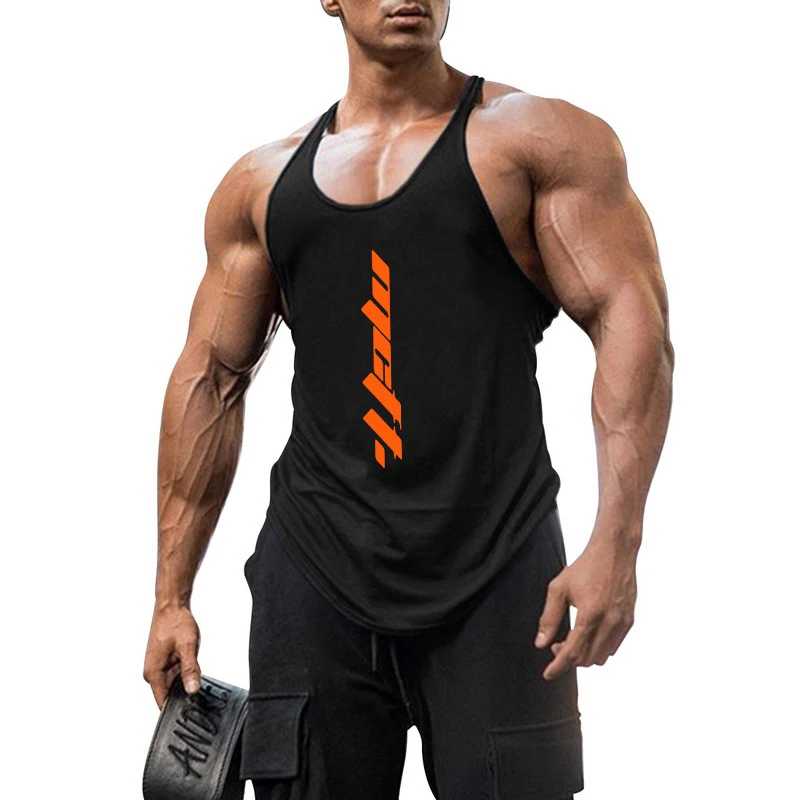 Muscleguys Brand Gym Clothing Bodybuilding Stringer Tank Top Men Fitness Singlets Cotton Sleeveless Shirt Workout Sports Jerseys | Мужская