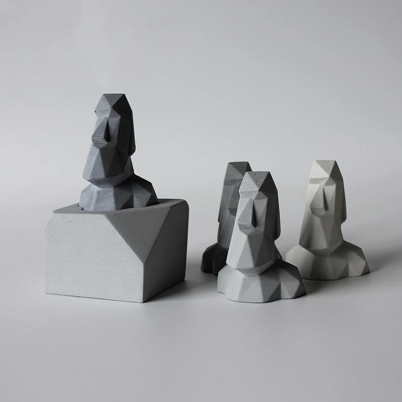 Пасхальная силиконовая скульптура форма для бетонного обучения декоративная