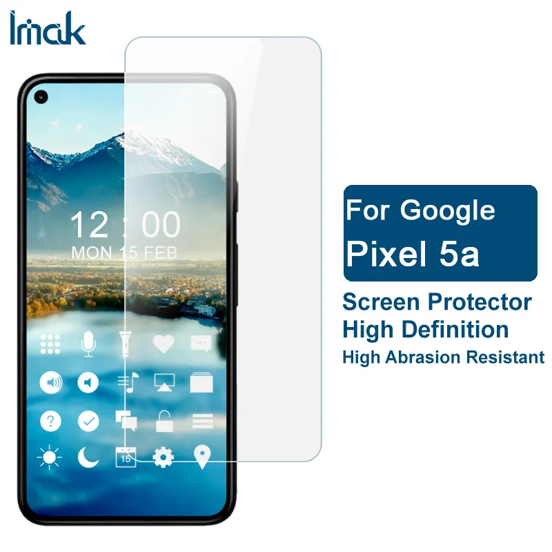 

Imak прозрачная HD мягкая Взрывозащищенная защитная пленка для Google Pixel 5a 5G защита экрана