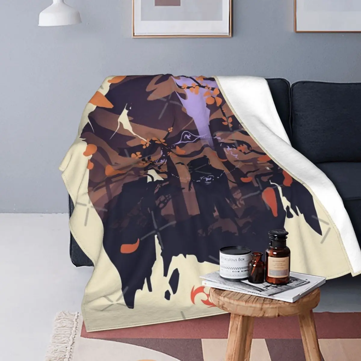 

Raiden Shogun-Манта с эффектом Genshin, colcha a cuadros, cubierta de playa, Sudadera с капучикой, colcha de pik