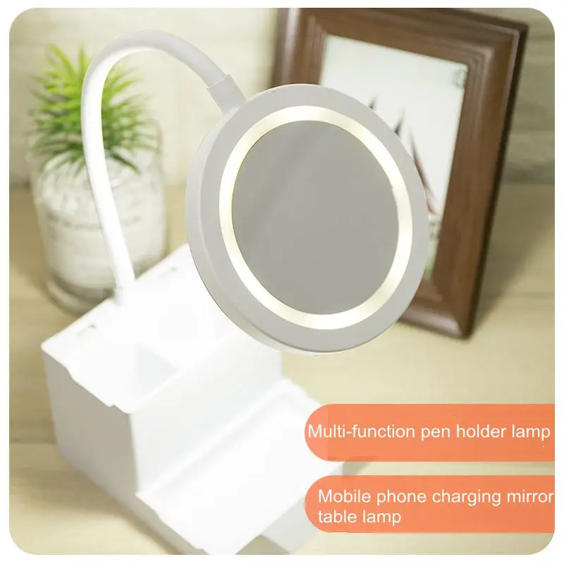 Гибкий светодиодный перезаряжаемый контейнер для ручек настольная лампа