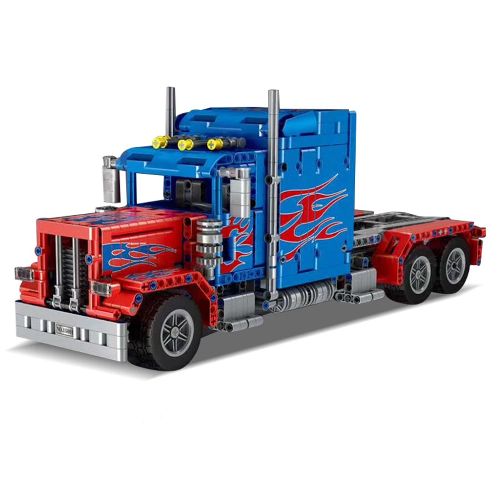 

Creator Expert High-tech City 379 Peterbilt Truck Formula Car 839 pcs RSR 488 GTE SUV Moc Modular Bricks Model Building Blocks