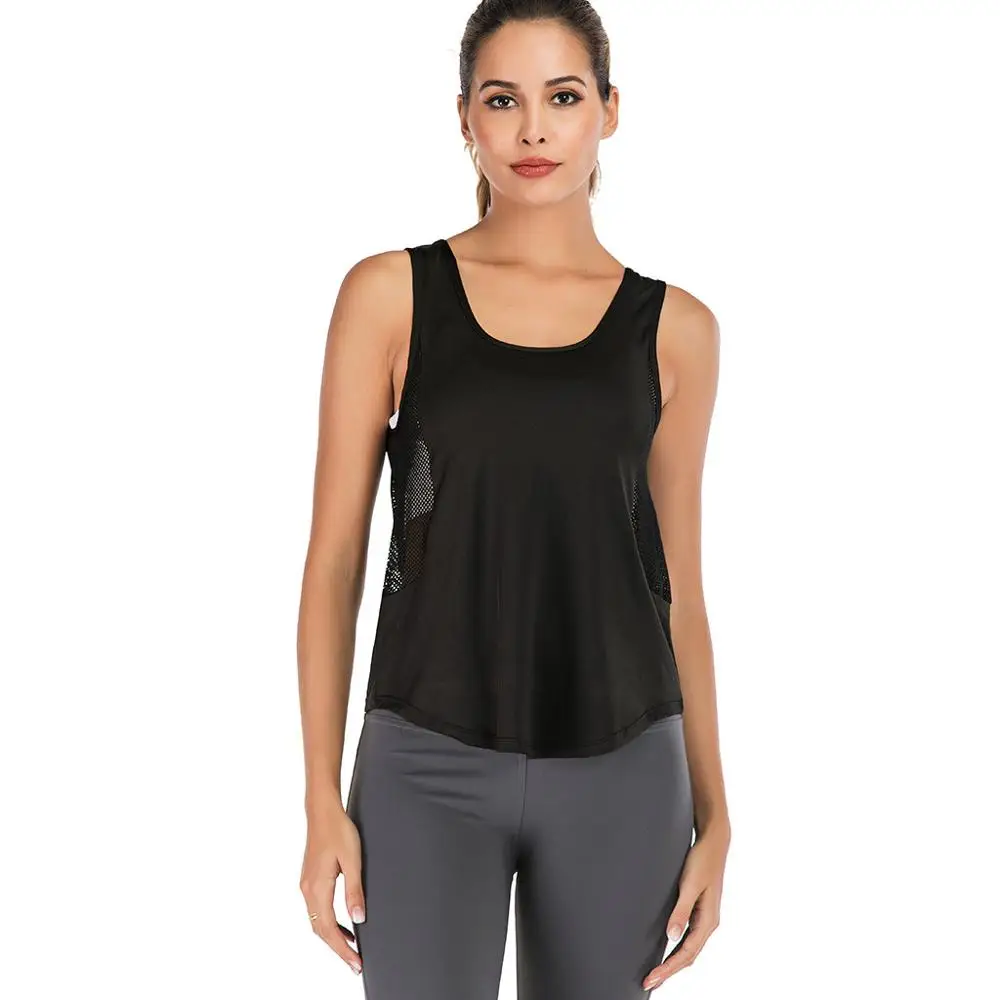 Женский однотонный спортивный Топ Джерси рубашка бюстгальтер для фитнеса крышка